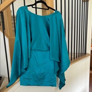 Zara Silk Teal Dress